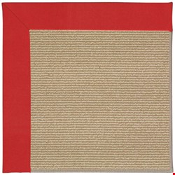 Capel Rugs Creative Concepts Sisal - Canvas Jockey Red (527) Runner 2' 6