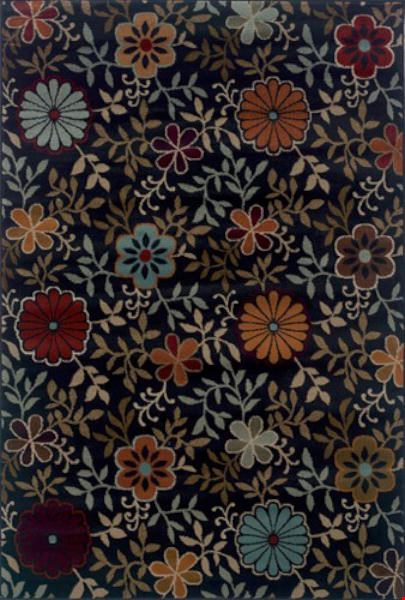 Oriental Weavers Adrienne Midnight (A3762D200290ST) Rectangle 6'7" x 9'6" Area Rug