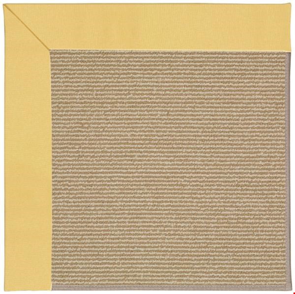 Capel Rugs Creative Concepts Sisal - Canvas Canary (137) Runner 2' 6" x 12' Area Rug