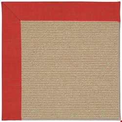 Capel Rugs Creative Concepts Sisal - Dupione Crimson (575) Rectangle 3' x 5' Area Rug