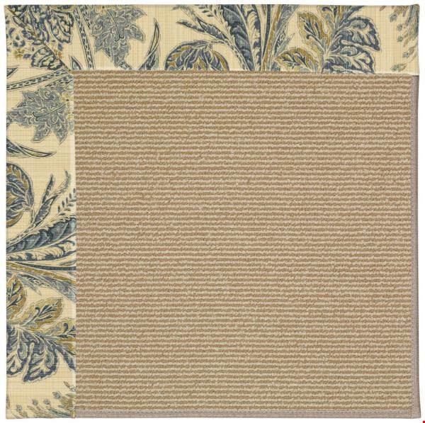 Capel Rugs Creative Concepts Sisal - Cayo Vista Ocean (425) Rectangle 4' x 4' Area Rug