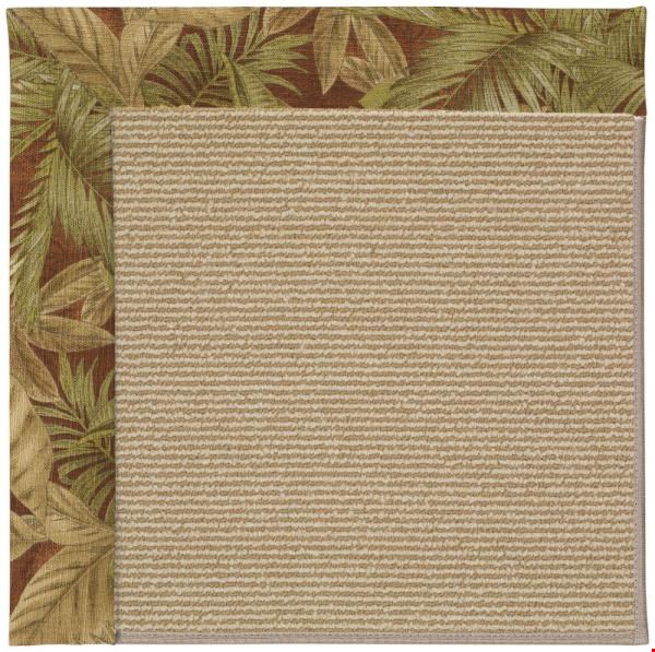 Capel Rugs Creative Concepts Sisal - Bahamian Breeze Cinnamon (875) Rectangle 4' x 4' Area Rug