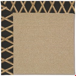 Capel Rugs Creative Concepts Sisal - Bamboo Coal (356) Rectangle 4' x 6' Area Rug