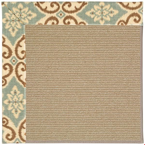 Capel Rugs Creative Concepts Sisal - Shoreham Spray (410) Rectangle 4' x 6' Area Rug