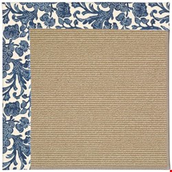 Capel Rugs Creative Concepts Sisal - Batik Indigo (415) Rectangle 4' x 6' Area Rug
