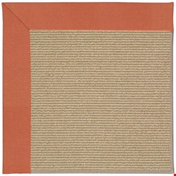 Capel Rugs Creative Concepts Sisal - Canvas Persimmon (847) Rectangle 4' x 6' Area Rug