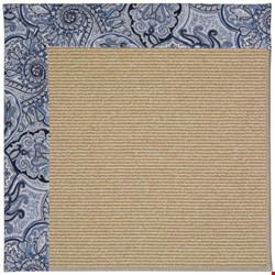 Capel Rugs Creative Concepts Sisal - Paddock Shawl Indigo (475) Rectangle 5' x 8' Area Rug