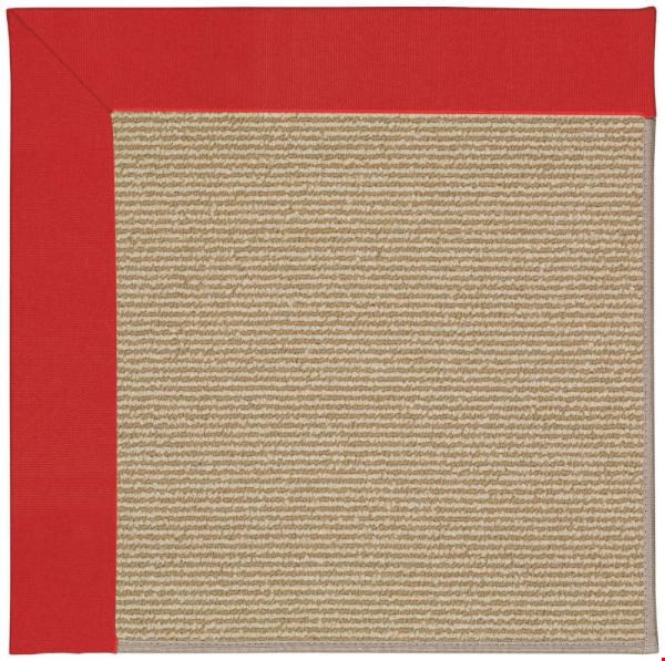 Capel Rugs Creative Concepts Sisal - Canvas Jockey Red (527) Rectangle 5' x 8' Area Rug