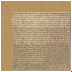 Capel Rugs Creative Concepts Sisal - Canvas Brass (180) Rectangle 6' x 6' Area Rug