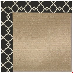 Capel Rugs Creative Concepts Sisal - Arden Black (346) Rectangle 7' x 9' Area Rug