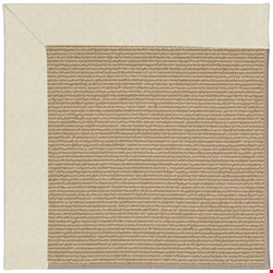 Capel Rugs Creative Concepts Sisal - Canvas Sun Tile (612) Rectangle 7' x 9' Area Rug
