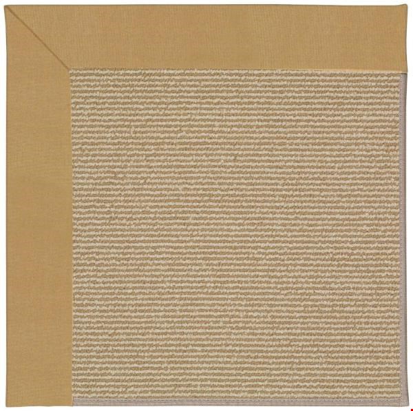 Capel Rugs Creative Concepts Sisal - Canvas Brass (180) Rectangle 8' x 8' Area Rug