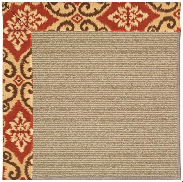 Capel Rugs Creative Concepts Sisal - Shoreham Brick (800) Rectangle 8' x 8' Area Rug
