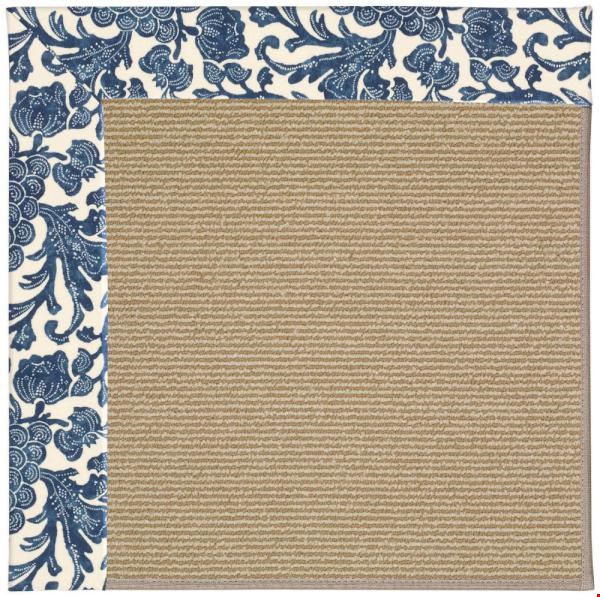 Capel Rugs Creative Concepts Sisal - Batik Indigo (415) Rectangle 8' x 10' Area Rug
