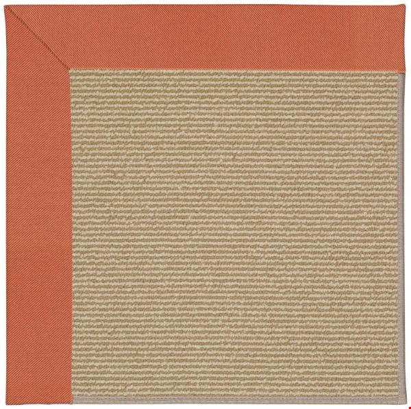 Capel Rugs Creative Concepts Sisal - Canvas Persimmon (847) Rectangle 8' x 10' Area Rug