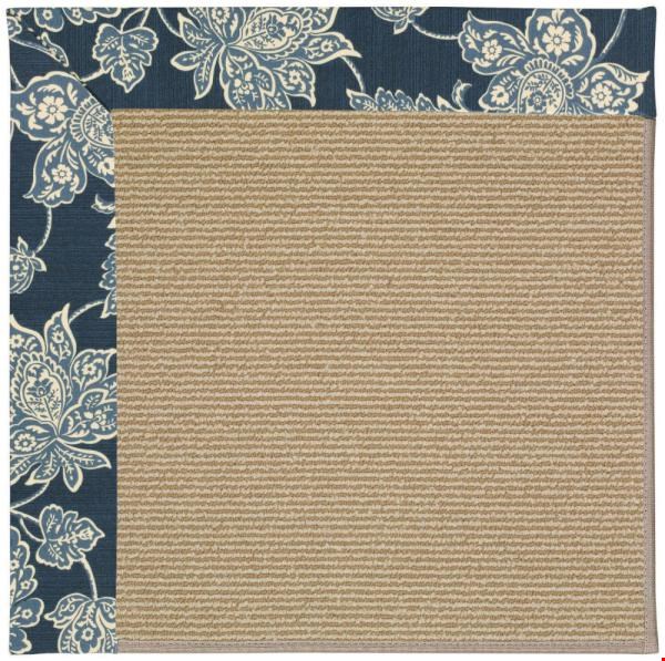 Capel Rugs Creative Concepts Sisal - Bandana Indigo (465) Rectangle 10' x 14' Area Rug