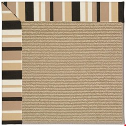Capel Rugs Creative Concepts Sisal - Granite Stripe (335) Rectangle 12' x 12' Area Rug