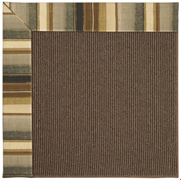 Capel Rugs Creative Concepts Java Sisal - Kalani Coal (330) Octagon 4' x 4' Area Rug
