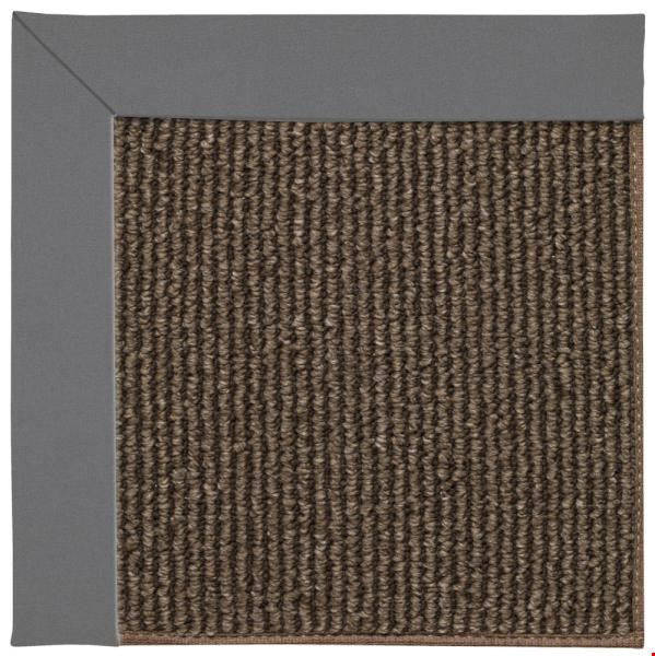 Capel Rugs Creative Concepts Java Sisal - Canvas Charcoal (355) Octagon 4' x 4' Area Rug