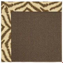 Capel Rugs Creative Concepts Java Sisal - Couture King Chestnut (756) Octagon 4' x 4' Area Rug