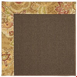 Capel Rugs Creative Concepts Java Sisal - Tuscan Vine Adobe (830) Octagon 4' x 4' Area Rug