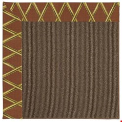 Capel Rugs Creative Concepts Java Sisal - Bamboo Cinnamon (856) Octagon 4' x 4' Area Rug