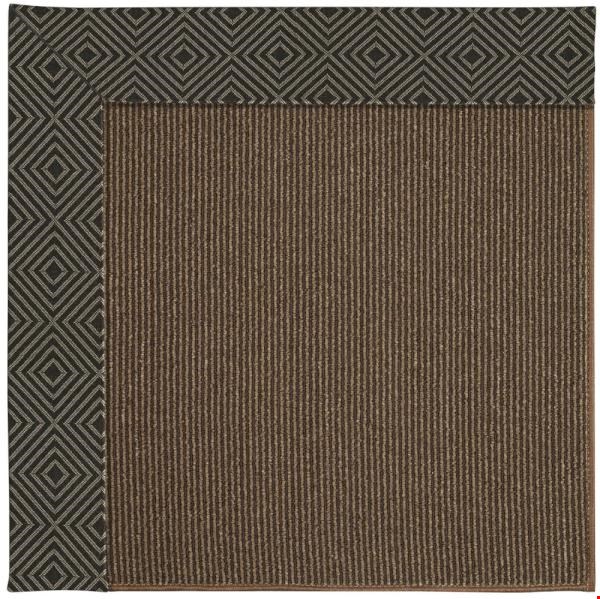 Capel Rugs Creative Concepts Java Sisal - Fortune Lava (394) Octagon 6' x 6' Area Rug