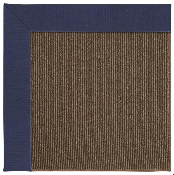 Capel Rugs Creative Concepts Java Sisal - Canvas Royal Navy (467) Octagon 6' x 6' Area Rug