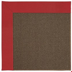 Capel Rugs Creative Concepts Java Sisal - Canvas Jockey Red (527) Octagon 8' x 8' Area Rug