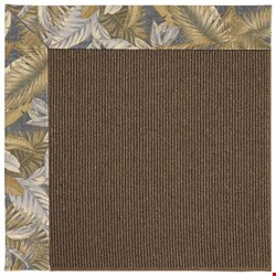 Capel Rugs Creative Concepts Java Sisal - Bahamian Breeze Ocean (420) Octagon 12' x 12' Area Rug
