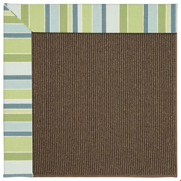 Capel Rugs Creative Concepts Java Sisal - Capri Stripe Breeze (430) Runner 2' 6" x 12' Area Rug