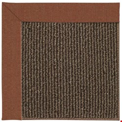 Capel Rugs Creative Concepts Java Sisal - Linen Chili (845) Rectangle 4' x 4' Area Rug
