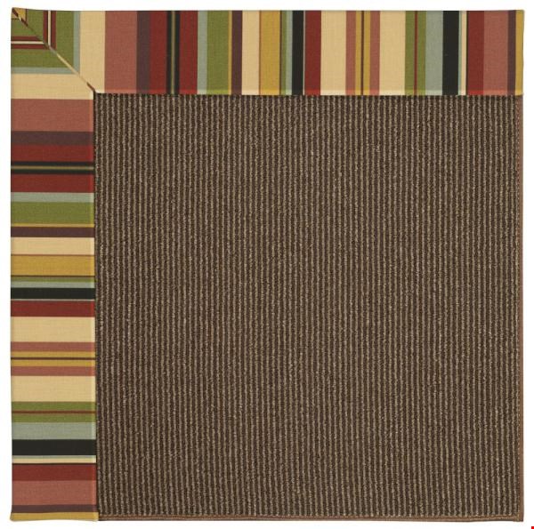 Capel Rugs Creative Concepts Java Sisal - Sidewalk Lacquer-Ebony (920) Rectangle 4' x 4' Area Rug
