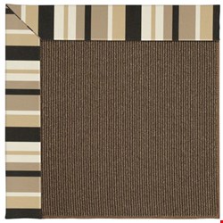Capel Rugs Creative Concepts Java Sisal - Granite Stripe (335) Rectangle 4' x 6' Area Rug