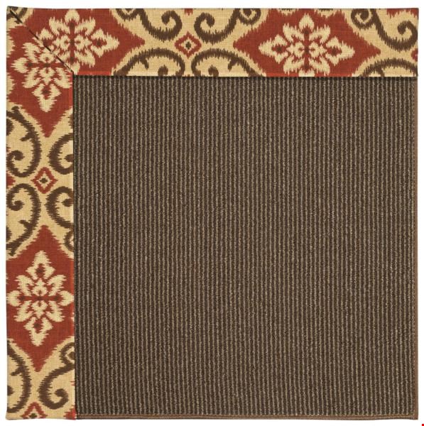 Capel Rugs Creative Concepts Java Sisal - Shoreham Brick (800) Rectangle 4' x 6' Area Rug