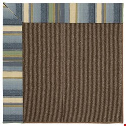 Capel Rugs Creative Concepts Java Sisal - Kalani Ocean (417) Rectangle 6' x 6' Area Rug