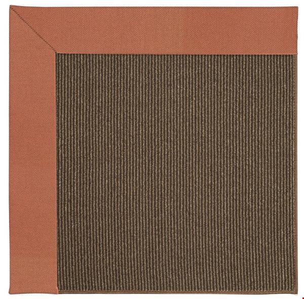 Capel Rugs Creative Concepts Java Sisal - Canvas Persimmon (847) Rectangle 6' x 6' Area Rug