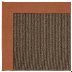 Capel Rugs Creative Concepts Java Sisal - Canvas Rust (837) Rectangle 8' x 8' Area Rug