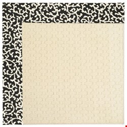 Capel Rugs Creative Concepts Sugar Mountain - Coral Cascade Ebony (385) Octagon 4' x 4' Area Rug