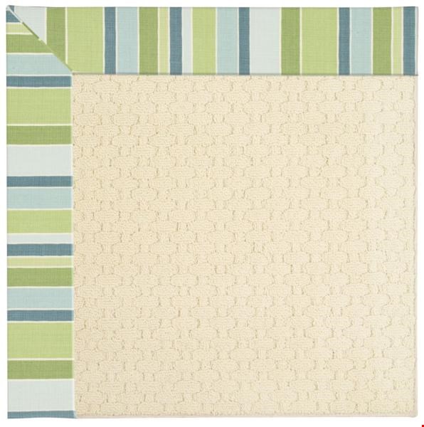 Capel Rugs Creative Concepts Sugar Mountain - Capri Stripe Breeze (430) Octagon 4' x 4' Area Rug