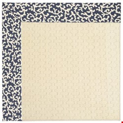 Capel Rugs Creative Concepts Sugar Mountain - Coral Cascade Navy (450) Octagon 4' x 4' Area Rug