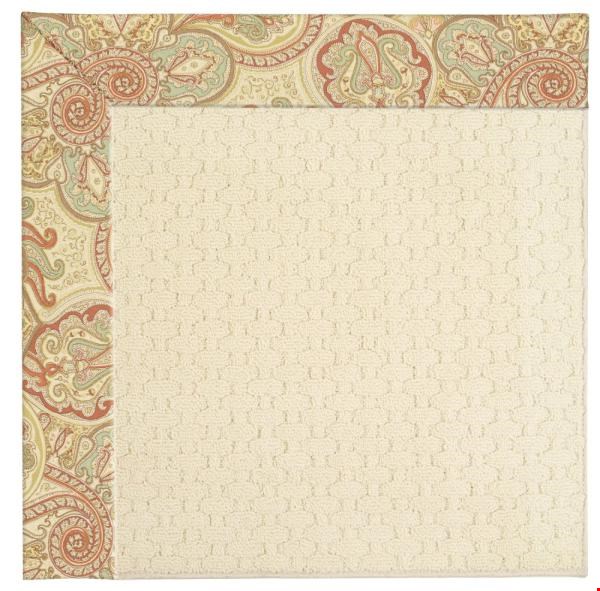 Capel Rugs Creative Concepts Sugar Mountain - Paddock Shawl Persimmon (810) Octagon 4' x 4' Area Rug
