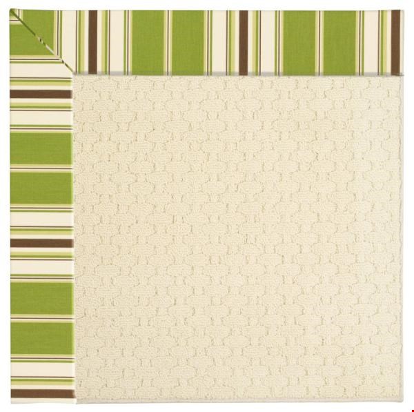 Capel Rugs Creative Concepts Sugar Mountain - Tux Stripe Green (214) Octagon 6' x 6' Area Rug