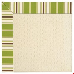 Capel Rugs Creative Concepts Sugar Mountain - Tux Stripe Green (214) Octagon 10' x 10' Area Rug