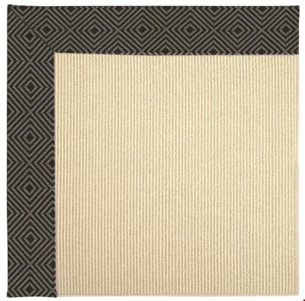 Capel Rugs Creative Concepts Beach Sisal - Fortune Lava (394) Octagon 4' x 4' Area Rug