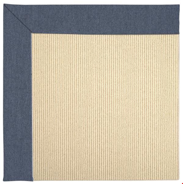 Capel Rugs Creative Concepts Beach Sisal - Heritage Denim (447) Octagon 4' x 4' Area Rug