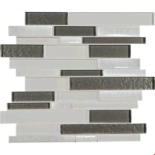 Daltile Crystal Shores Random Linear Mosaic 12" x 12" : Diamond Delta CS93 RANDMS1P