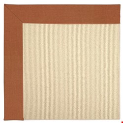 Capel Rugs Creative Concepts Beach Sisal - Canvas Rust (837) Octagon 4' x 4' Area Rug