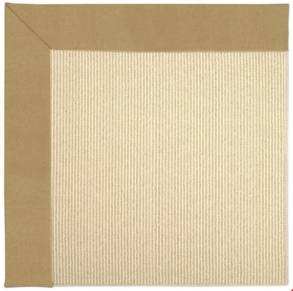 Capel Rugs Creative Concepts Beach Sisal - Canvas Brass (180) Octagon 6' x 6' Area Rug