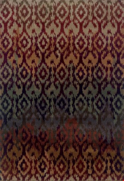 Oriental Weavers Adrienne Multi (A3809G160229ST) Rectangle 5'3" x 7'6" Area Rug